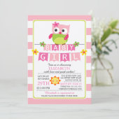 Niedliche Kinderdusche Einladung (Stehend Vorderseite)