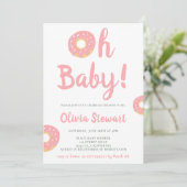 Niedliche Kinderdusche Einladung (Stehend Vorderseite)