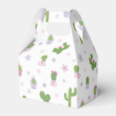 Niedliche Kinderdusche für Kaktus Geschenkschachtel (Rückseite)