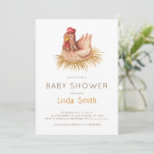 Niedliche Kinderdusche für Wasserfarben Einladung (Stehend Vorderseite)