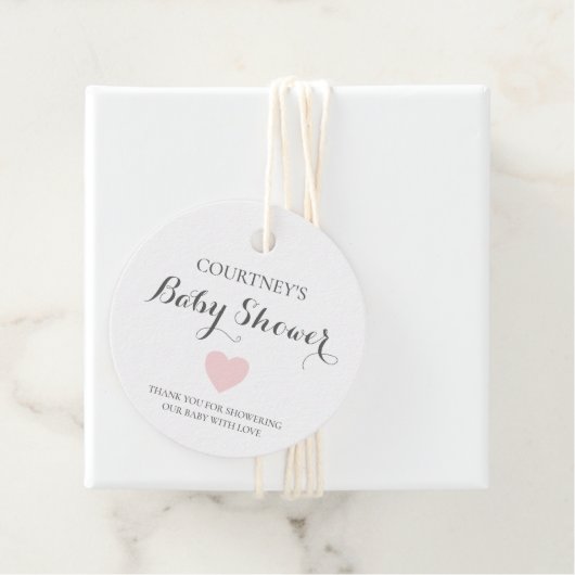 Niedliche Kinderdusche Geschenkanhänger (Beispiel)