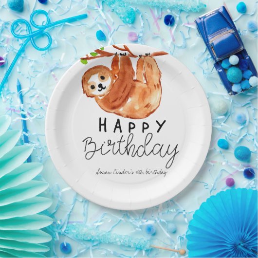 Niedliche Kindergeburtsplatte Pappteller (Party)
