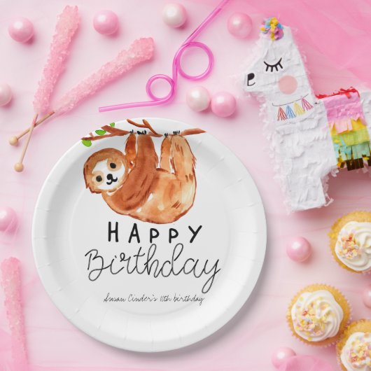 Niedliche Kindergeburtsplatte Pappteller (Party)