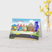 Niedliche Kindergeburtstag-Card farbenfrohe Kleins Karte (Gelbe Blume)