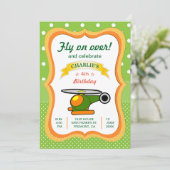 Niedliche Kindergeburtstag-Party Einladung (Stehend Vorderseite)