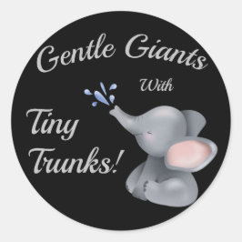 "Niedliche Kinderkleber Runder Aufkleber