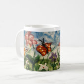 Niedliche Kinderkunst Kaffeetasse (Vorderseite Links)