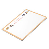 Niedliche Kinderlehrer Notizblock (angewinkelt)