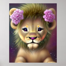 Niedliche Kinderlippe mit rosa Blume Graphic