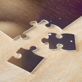 Niedliche Kinderlippe mit rosa Blume Graphic Puzzle (Seite)