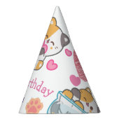 Niedliche Kindermädchen Geburtstag Partyhütchen (Rechts)