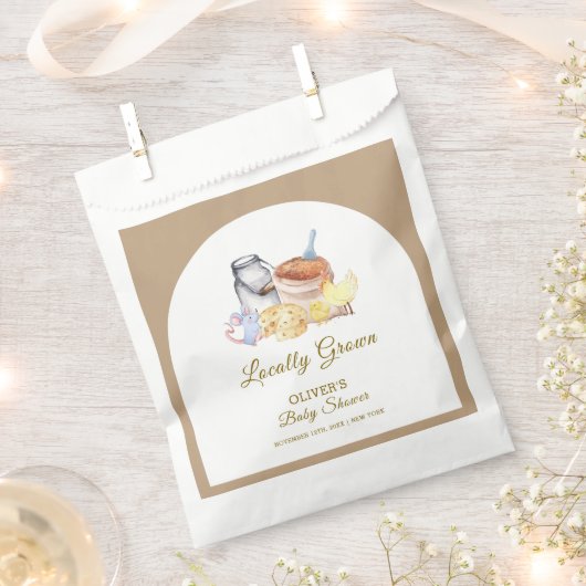 Niedliche Kindermäuse-Kinderdusche in der Landwirt Geschenktütchen (Ausgeschnitten)