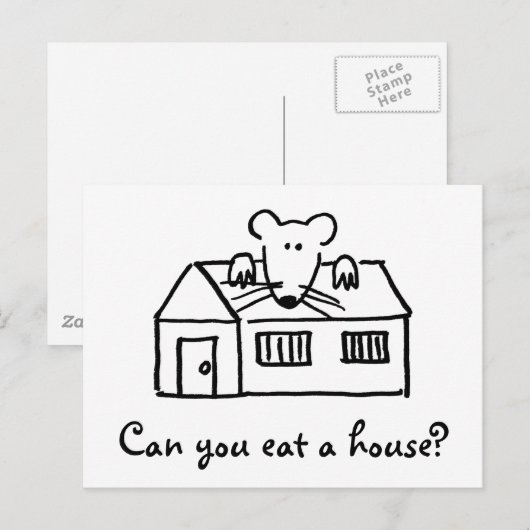 Niedliche Kindermäuse Postkarte (Vorne/Hinten)