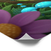 Niedliche Kindermonster Poster (Ecke)