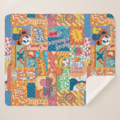 Niedliche Kinderquilt Sherpadecke (Vorderseite (Horizontal))