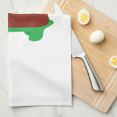 niedliche Kinderschildkröte Geschirrtuch (Viertel Falte)