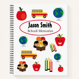 Niedliche Kinderschule Notizblock