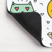 Niedliche Kinderspielzeug Doodle Mousepad (Ecke)