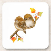 Niedliche Kinderspinrows Getränkeuntersetzer (Vorderseite)