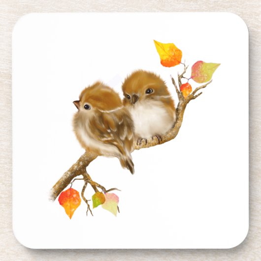 Niedliche Kinderspinrows Getränkeuntersetzer (Vorderseite)