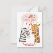 Niedliche Kindertageskarten Mitteilungskarte (Vorderseite)