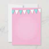 Niedliche Kindertee-Party-Geburtstags-Einladungen Einladung (Rückseite)