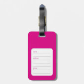 Niedliche Kinderwagen Gepäckanhänger (Rückseite vertikal)