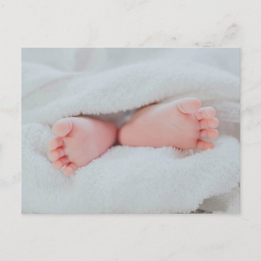 Niedliche Kinderzehen und Füße Postkarte (Vorderseite)