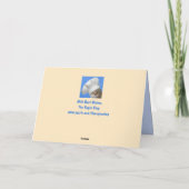 Niedliche Kinderziege wird gut Karte (Rückseite)