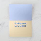 Niedliche Kinderziege wird gut Karte (Innenseite)