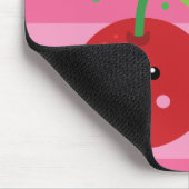 Niedliche Kirschen Mousepad (Ecke)