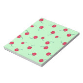 Niedliche Kirschen Notizblock (Rotiert)