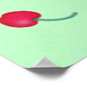 Niedliche Kirschen Poster (Ecke)