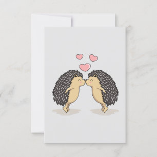 Niedliche Kissing-Igel