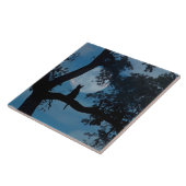 Niedliche Kitesurfen und Mond Art Tile Fliese (Seite)