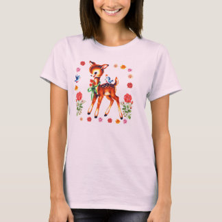Niedliche Kitsch-Rotwild T-Shirt