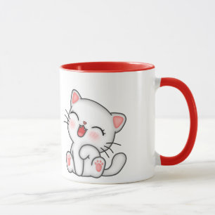 Niedliche kitschige Tasse