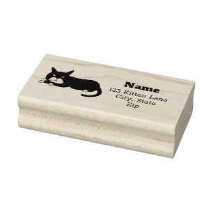 Niedliche Kitte Gummistempel