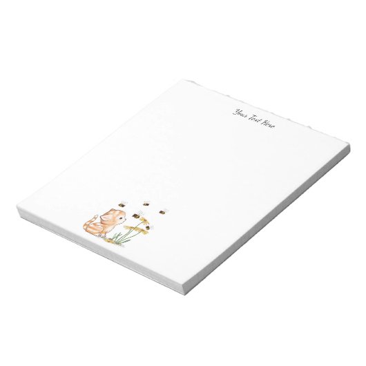 Niedliche Kitten-Notepad Notizblock (Rotiert)