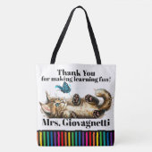 Niedliche Kitten Teacher Tasche - Sehen Sie zurück (Vorderseite)