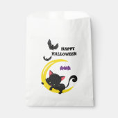 Niedliche Kitten und Fledermäuse Halloween Geschenktütchen (Vorderseite)
