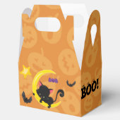 Niedliche Kitten und Fledermäuse Kids Halloween Geschenkschachtel (Geöffnet)