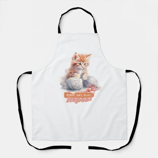 Niedliche Kittengeschenke für Tierfreunde Schürze (Vorderseite)