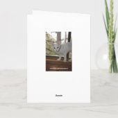 Niedliche Kittennotizkarte Karte (Rückseite)