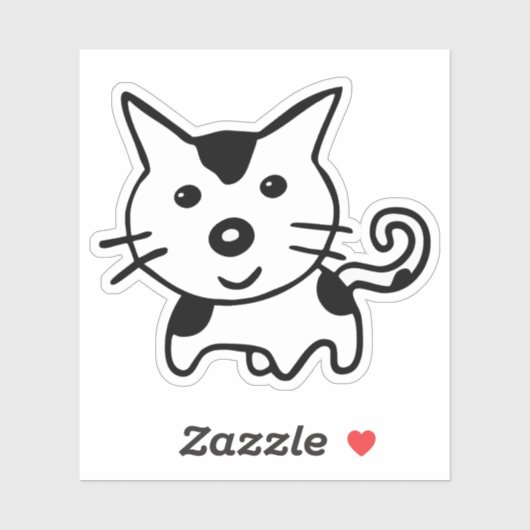 NIEDLICHE KITTY CAT Custom Stickers Aufkleber (Blatt)