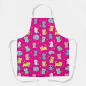 Niedliche Kitty Cat Pattern Schürze (Vorderseite)