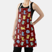 Niedliche Kitty Cat Pattern Schürze (InSitu)