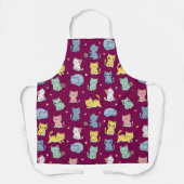 Niedliche Kitty Cat Pattern Schürze (Vorderseite)