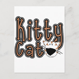 Niedliche Kitty Cat Tshirts und Geschenke Postkarte
