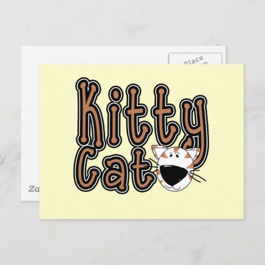 Niedliche Kitty Cat Tshirts und Geschenke Postkarte (Vorne/Hinten)